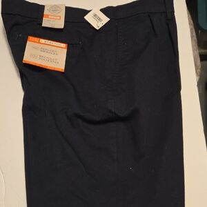 St Johns Bay Classic Fit Dark Blue Casual Pants Size 42 X 30